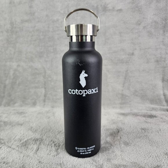 Cotopaxi Agua Water Bottle Stainless Steel Black 750ml 25 oz - Picture 2 of 12